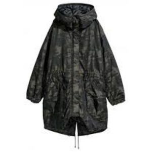 NWT! H&M Camouflage Padded Parka